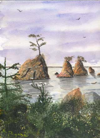 Oregon Series: Three Graces, Tillamook Bay